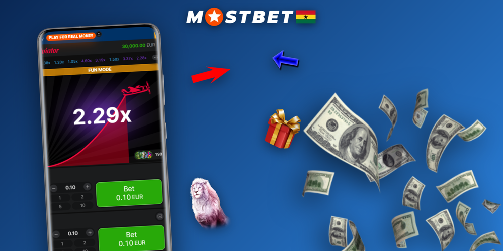 Mostbet Aviator demo mode toggle highlighted in lobby screen for risk-free practice