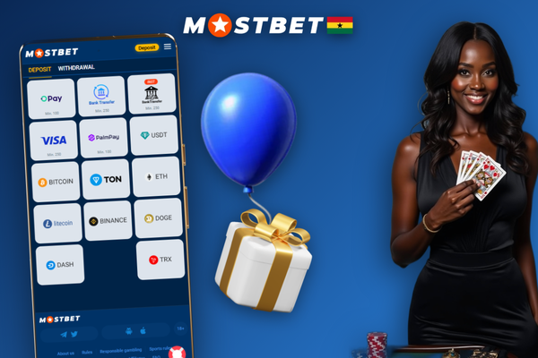 Mostbet mobile app withdrawal via MTN Mobile Money shown on a Ghana phone screen